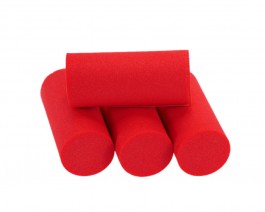 Foam Popper Cylinders, Red, 18 mm